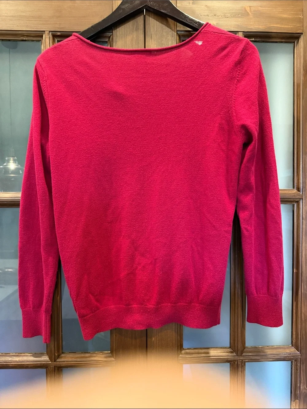 Ann Taylor Hot Pink Button-Front Cardigan